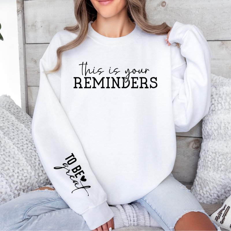 motivational Sleeve Sweatshirts - Sublimegifts4u.com