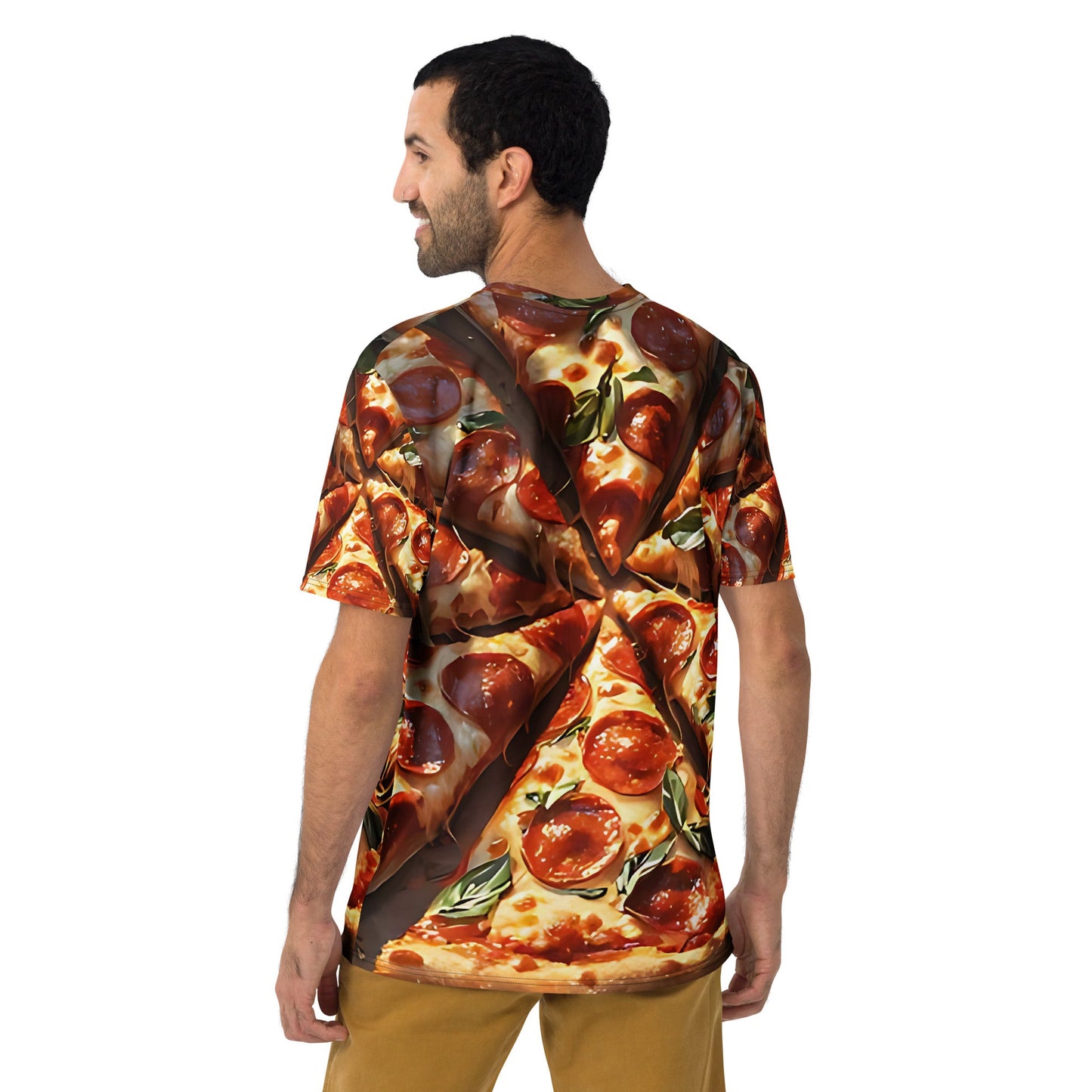 3D Pizza Slice T-Shirt - Mouthwatering All - Over Print Tee - Sublimegifts4u.com