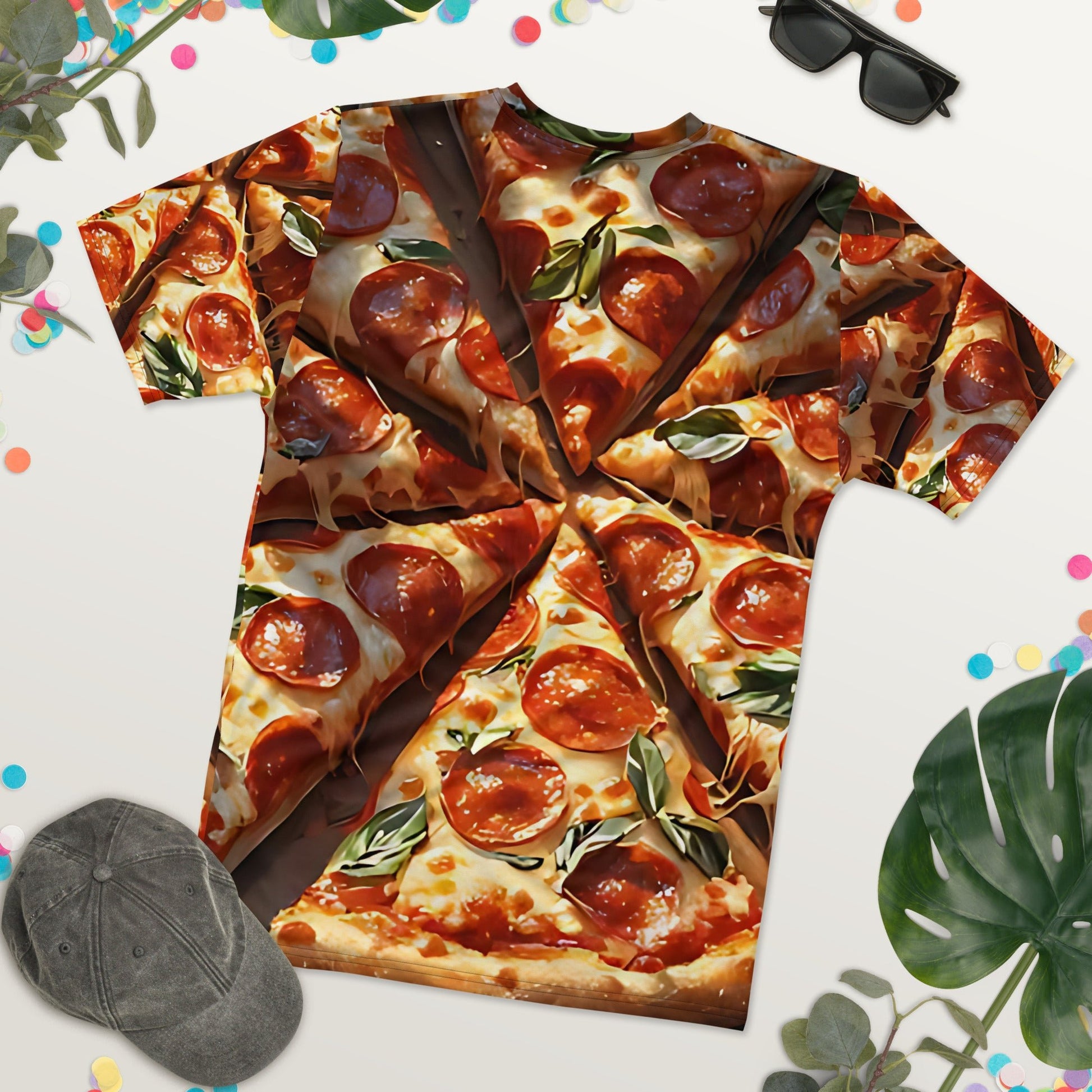 3D Pizza Slice T-Shirt - Mouthwatering All - Over Print Tee - Sublimegifts4u.com