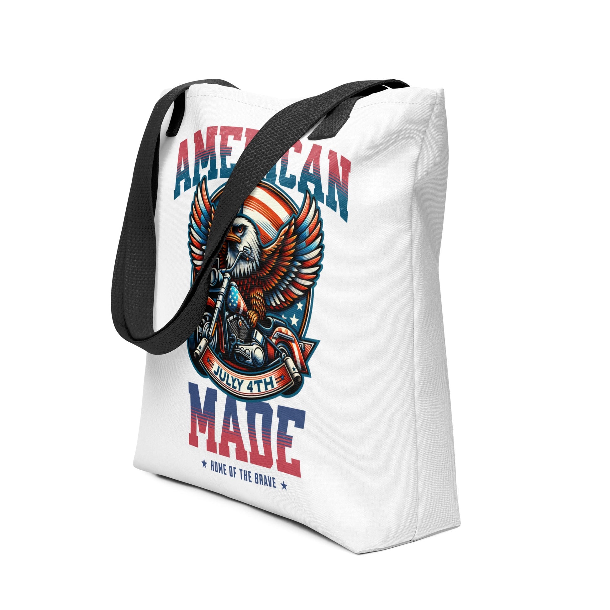 American Eagle Harley Tote Bag – Patriotic American Made Design - Sublimegifts4u.com