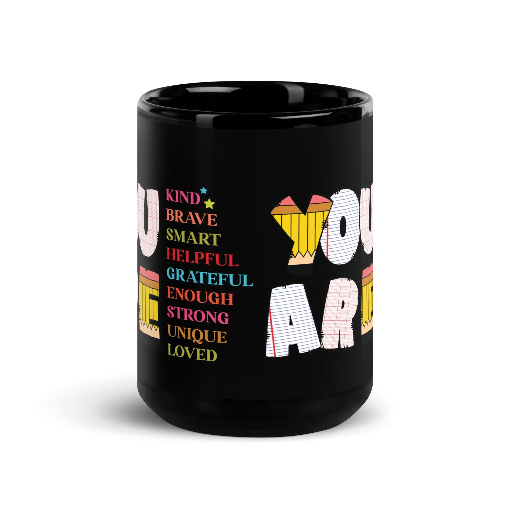 Black Glossy Teacher's Gift Mug - Motivational & Inspirational (11oz & 15oz) - Sublimegifts4u.com