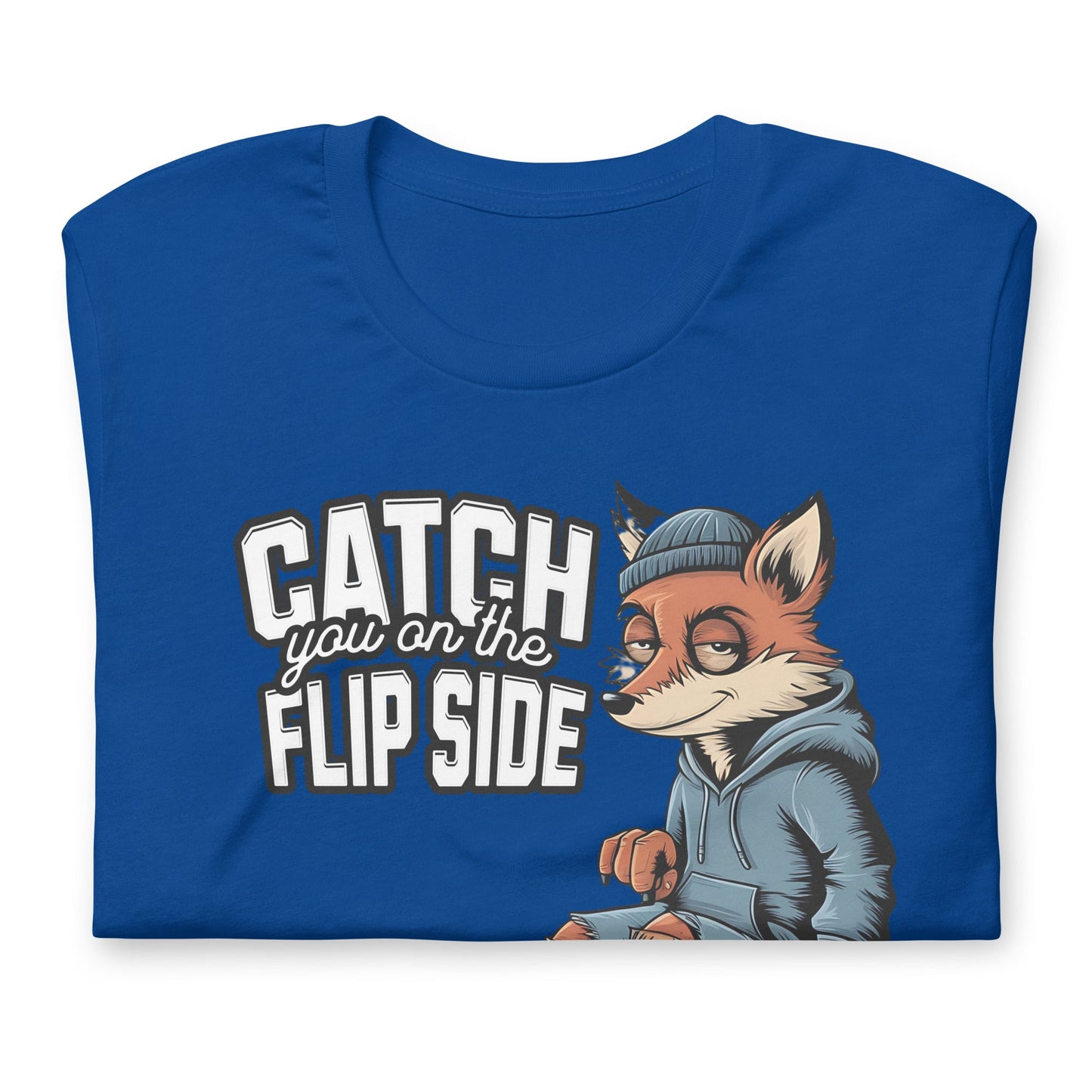 Catch You on the Flipside Grunge Fox Skateboard Women's Tee - Sublimegifts4u.com