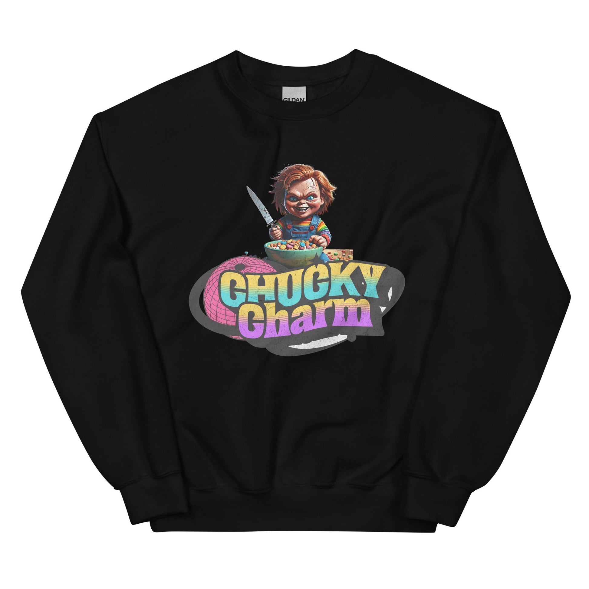 Chucky Charms Sweatshirt | Unisex - Classic Fit Warm & Cozy Sweatshirt - Sublimegifts4u.com