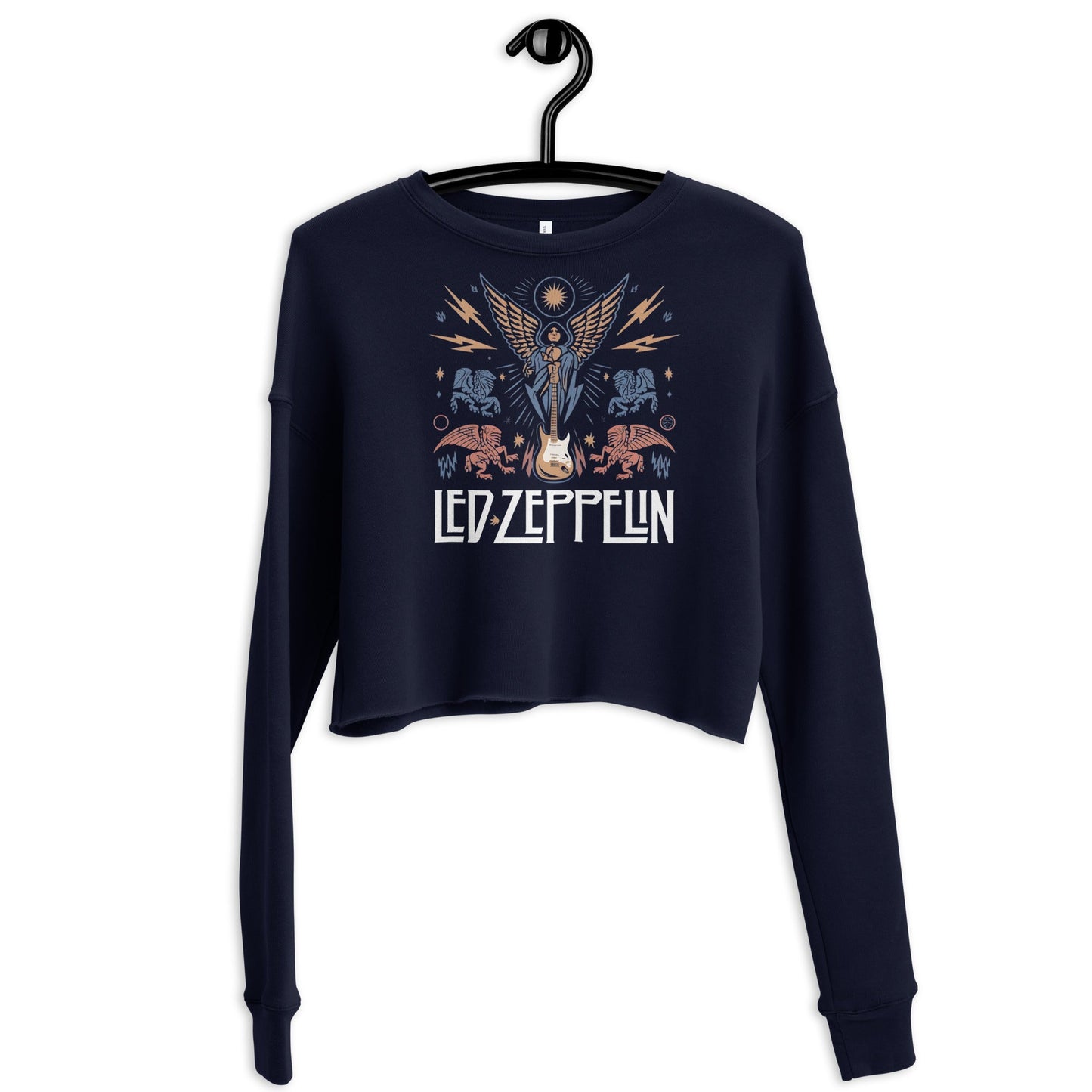 Classic Rock Band Women’s Cropped Sweatshirt | Retro Style & Cozy Fit - Sublimegifts4u.com