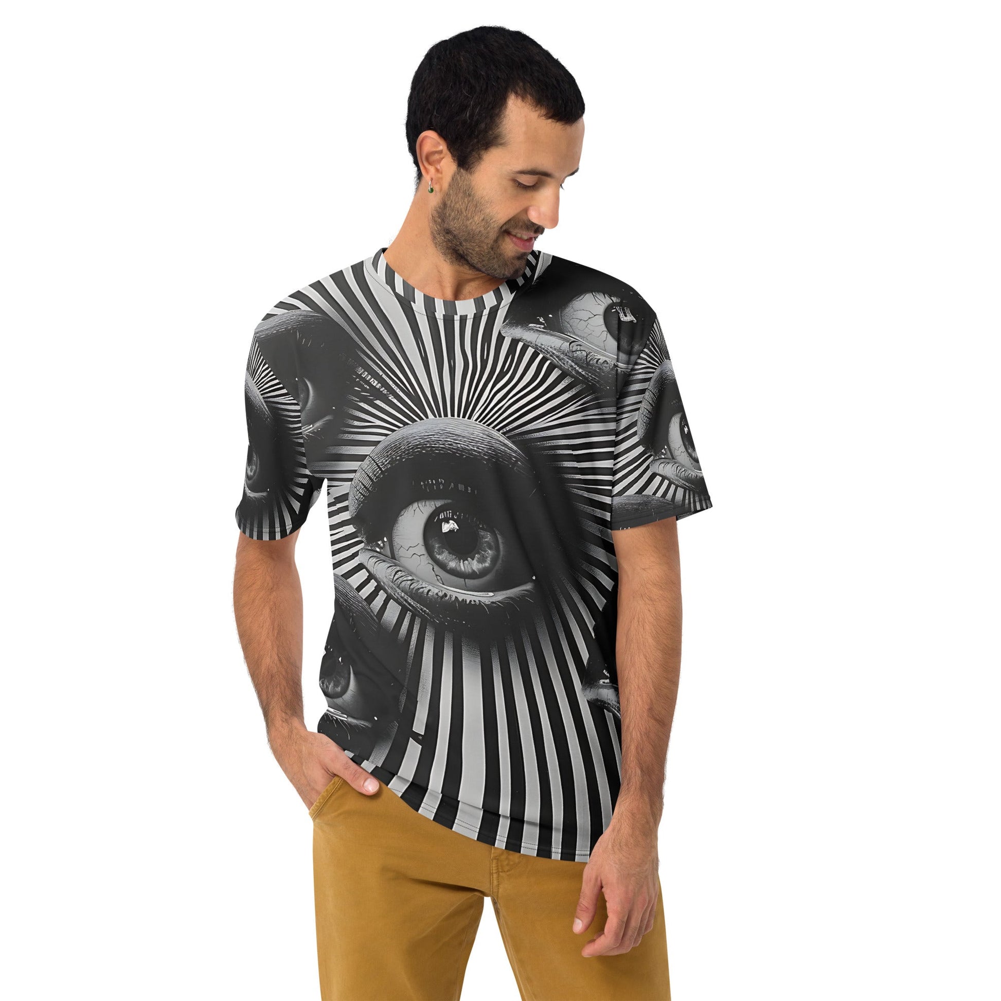 Eyes on You Design T-Shirt - All - Over Print Tee with Hypnotic Appeal - Sublimegifts4u.com