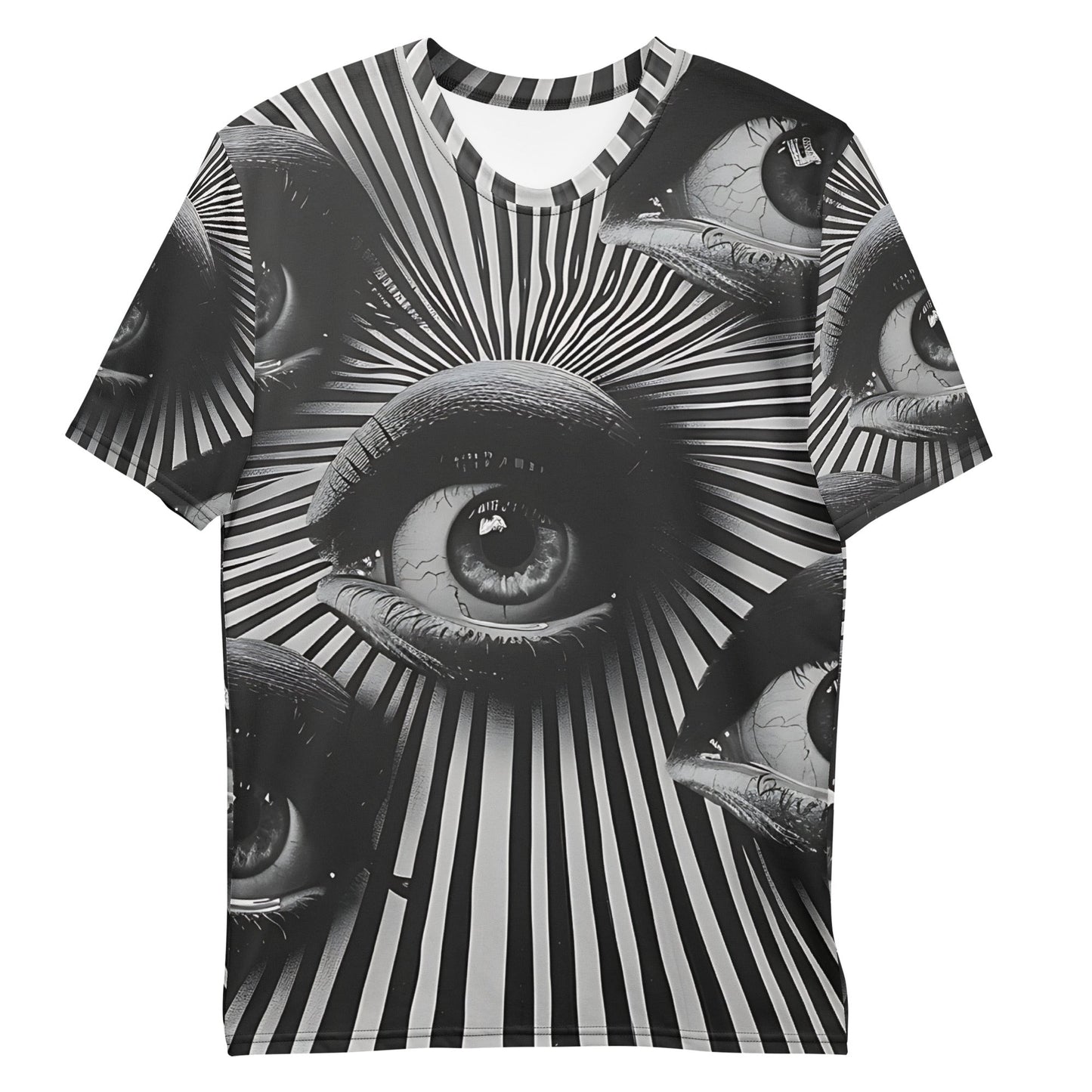 Eyes on You Design T-Shirt - All - Over Print Tee with Hypnotic Appeal - Sublimegifts4u.com