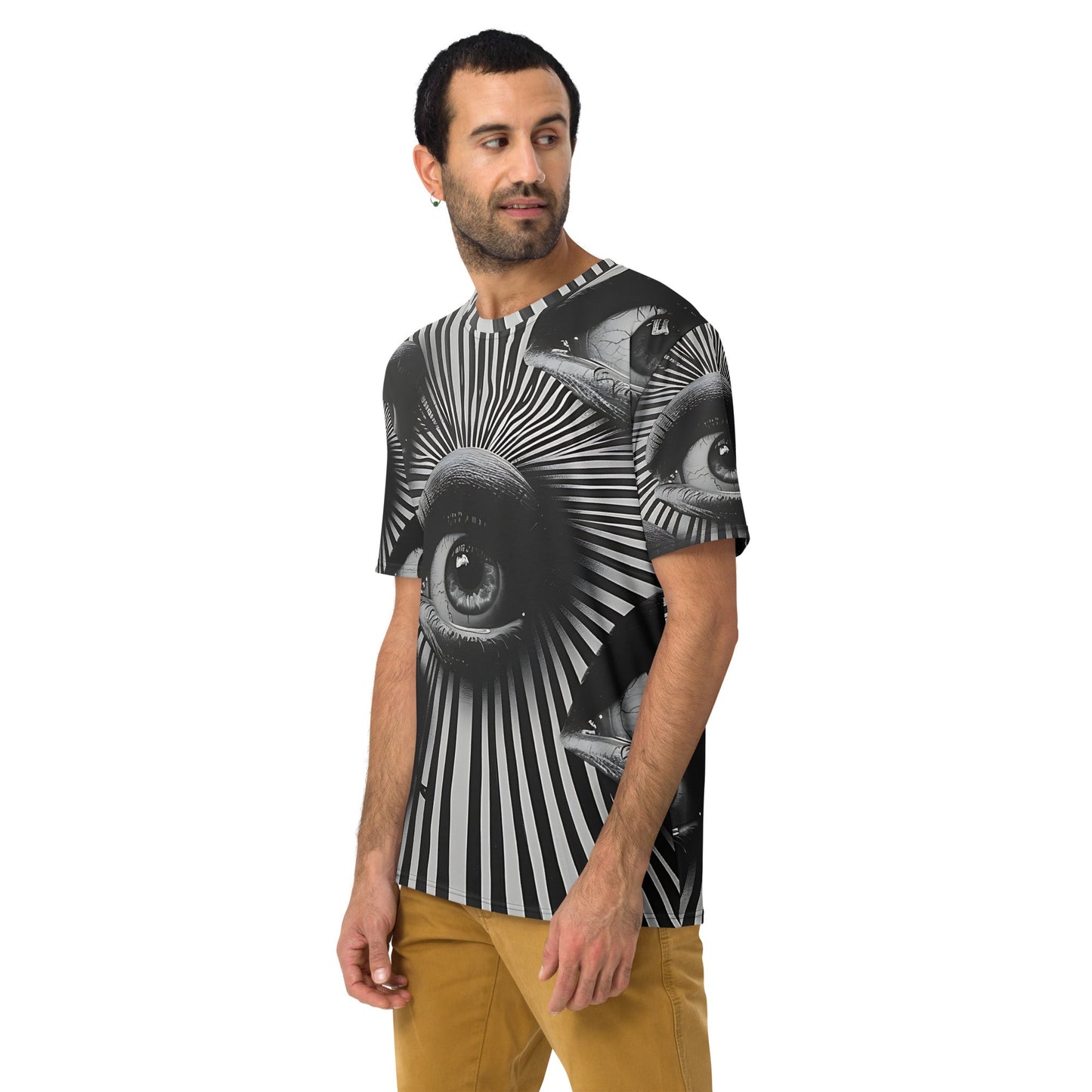 Eyes on You Design T-Shirt - All - Over Print Tee with Hypnotic Appeal - Sublimegifts4u.com