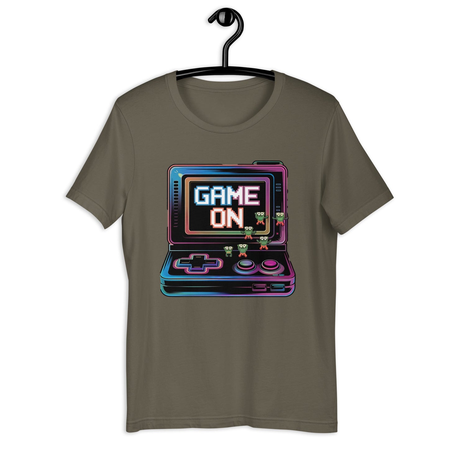 Game On Men's Tee - Video Game Controller Graphic Shirt - Soft & Comfortable Cotton - Sublimegifts4u.com