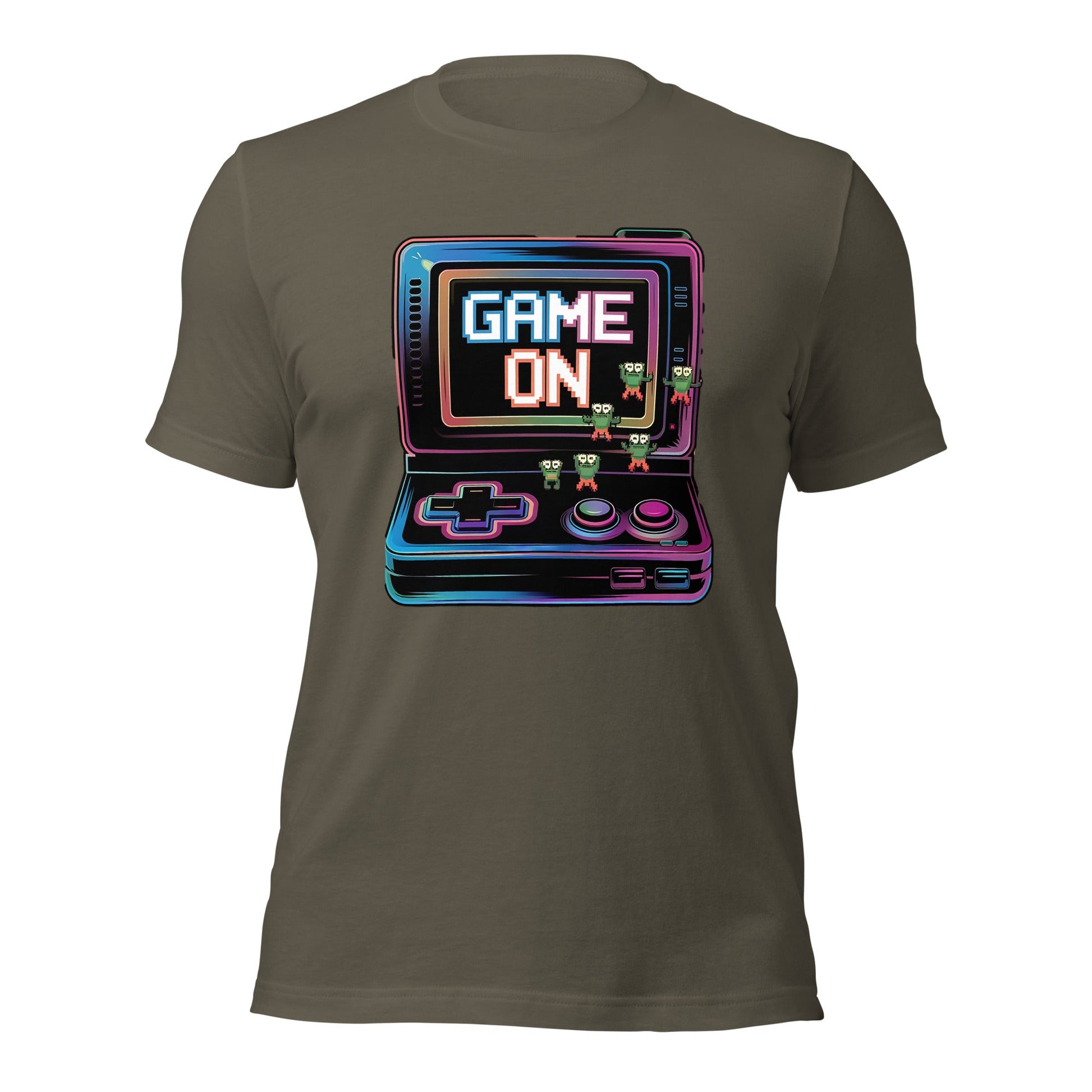 Game On Men's Tee - Video Game Controller Graphic Shirt - Soft & Comfortable Cotton - Sublimegifts4u.com