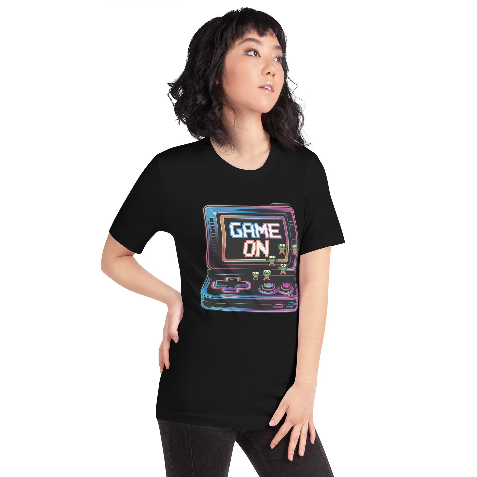 Game On Men's Tee - Video Game Controller Graphic Shirt - Soft & Comfortable Cotton - Sublimegifts4u.com