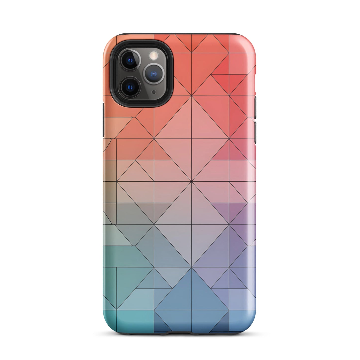 Geometric Gradient iPhone Case | Dual - Layer Protection - Sublimegifts4u.com