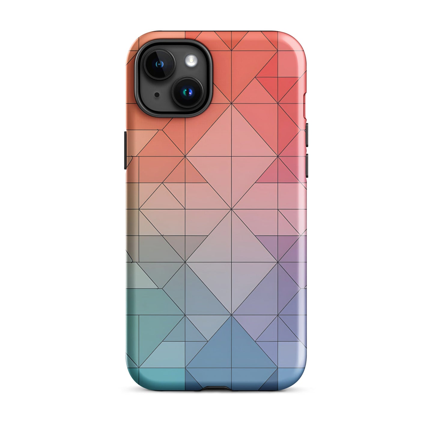 Geometric Gradient iPhone Case | Dual - Layer Protection - Sublimegifts4u.com