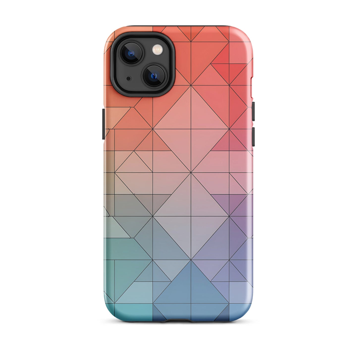 Geometric Gradient iPhone Case | Dual - Layer Protection - Sublimegifts4u.com