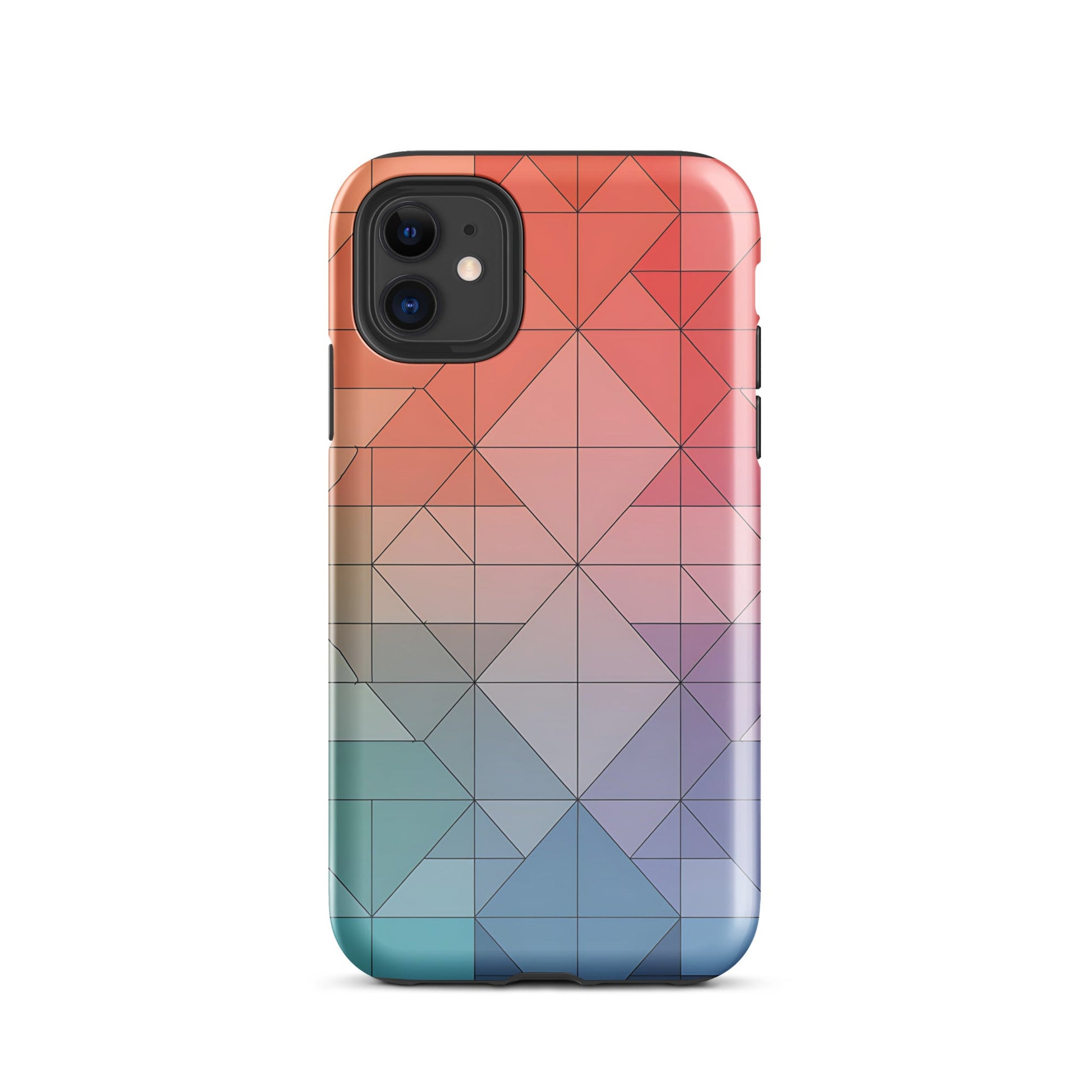 Geometric Gradient iPhone Case | Dual - Layer Protection - Sublimegifts4u.com