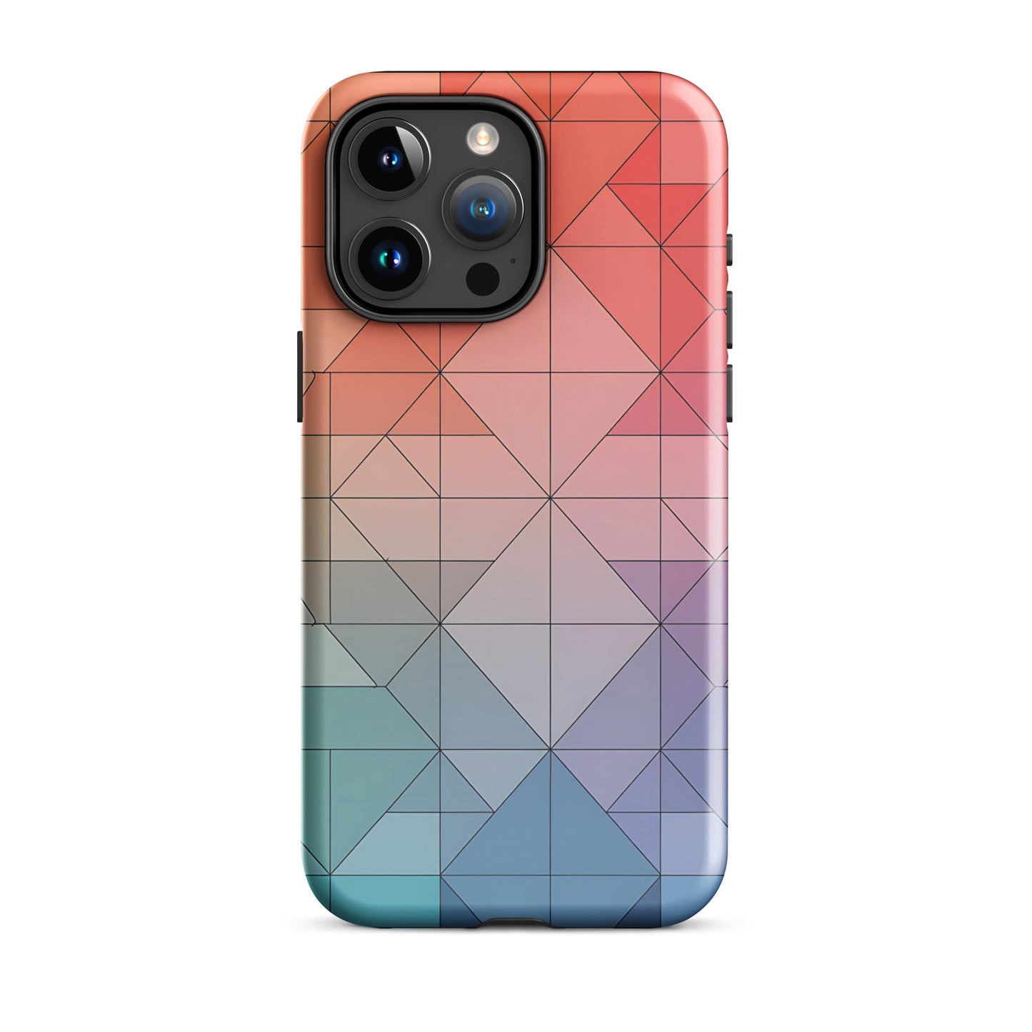 Geometric Gradient iPhone Case | Dual - Layer Protection - Sublimegifts4u.com