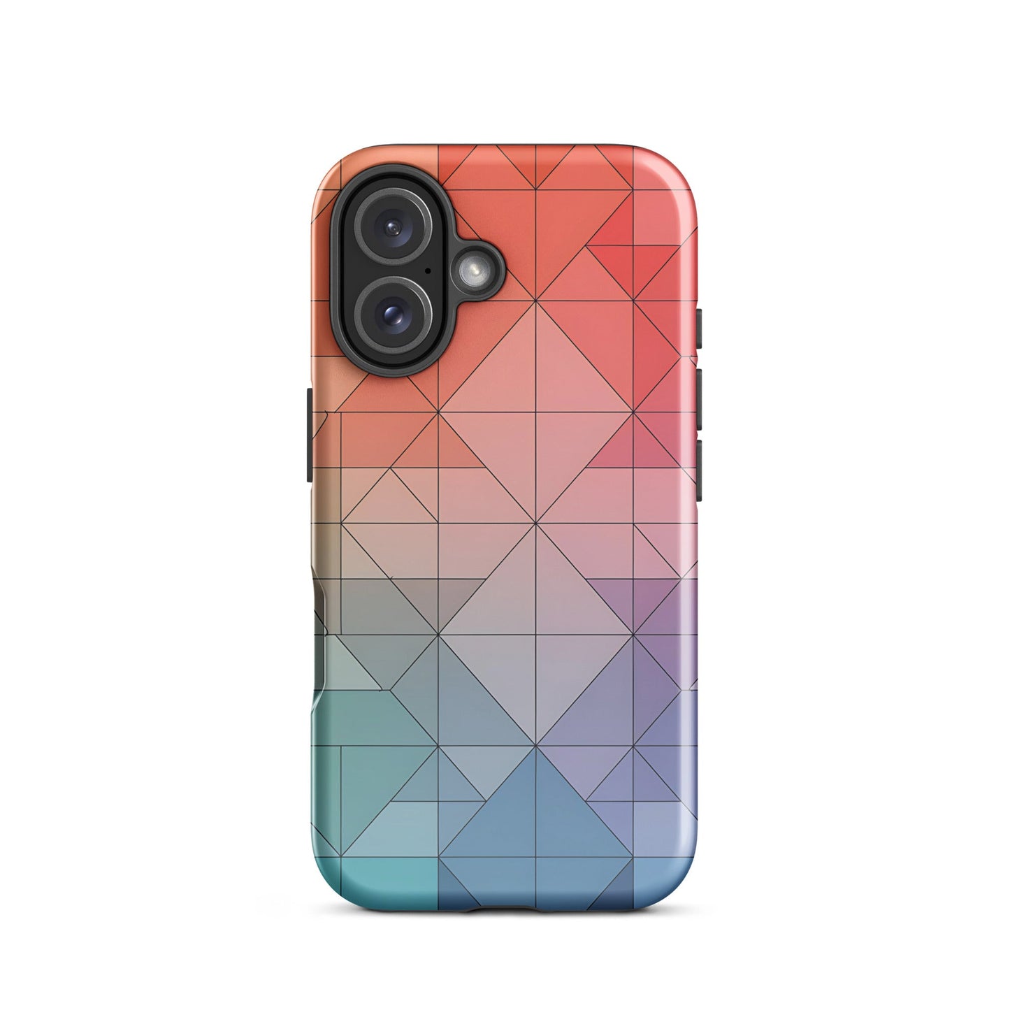 Geometric Gradient iPhone Case | Dual - Layer Protection - Sublimegifts4u.com