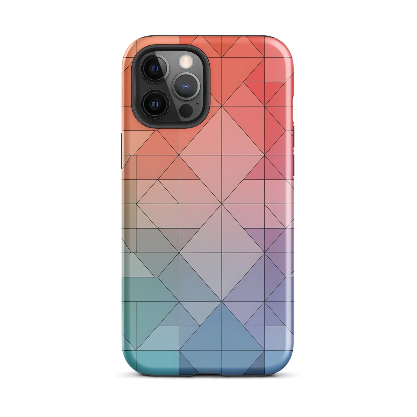 Geometric Gradient iPhone Case | Dual - Layer Protection - Sublimegifts4u.com