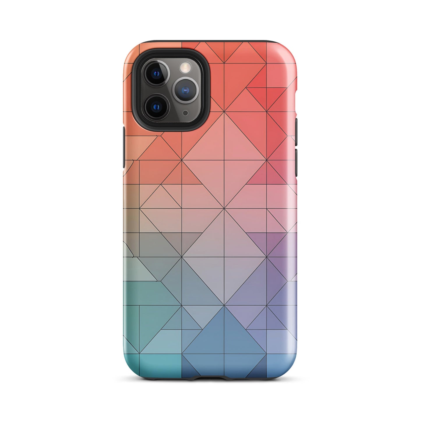 Geometric Gradient iPhone Case | Dual - Layer Protection - Sublimegifts4u.com