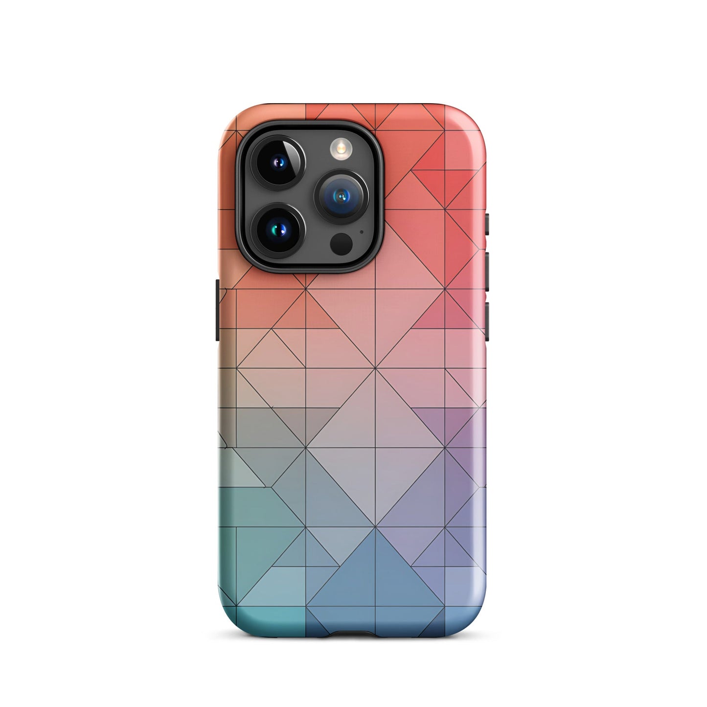 Geometric Gradient iPhone Case | Dual - Layer Protection - Sublimegifts4u.com