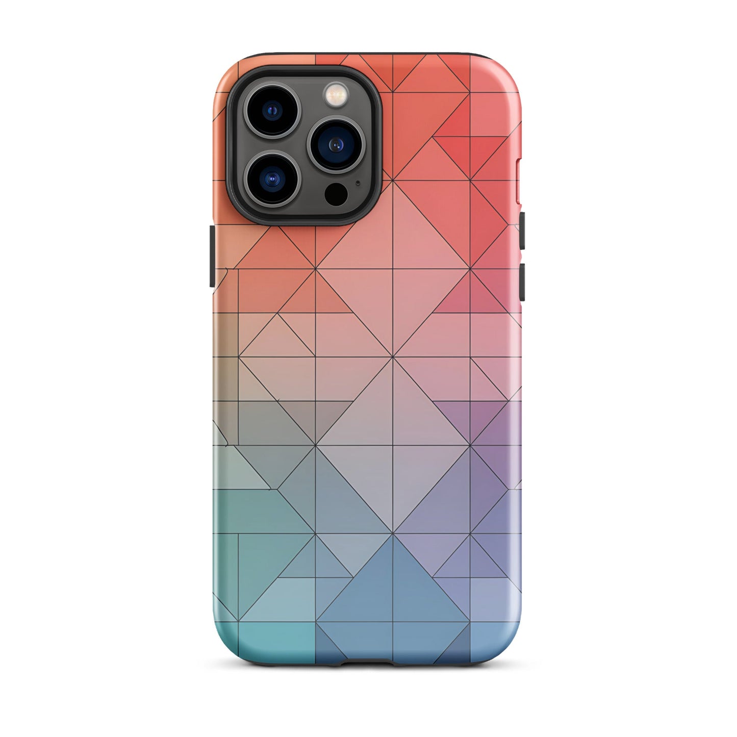 Geometric Gradient iPhone Case | Dual - Layer Protection - Sublimegifts4u.com