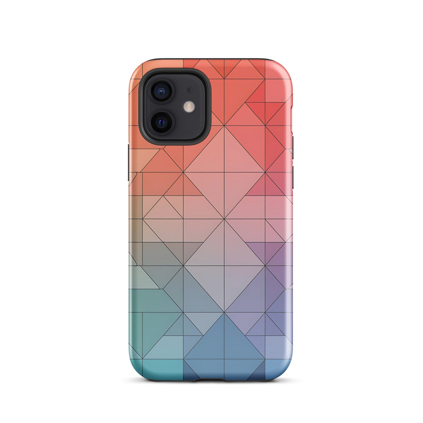 Geometric Gradient iPhone Case | Dual - Layer Protection - Sublimegifts4u.com