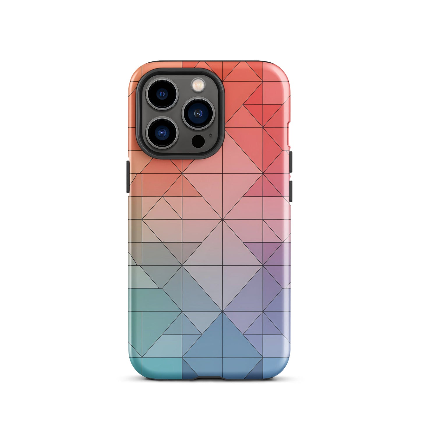 Geometric Gradient iPhone Case | Dual - Layer Protection - Sublimegifts4u.com