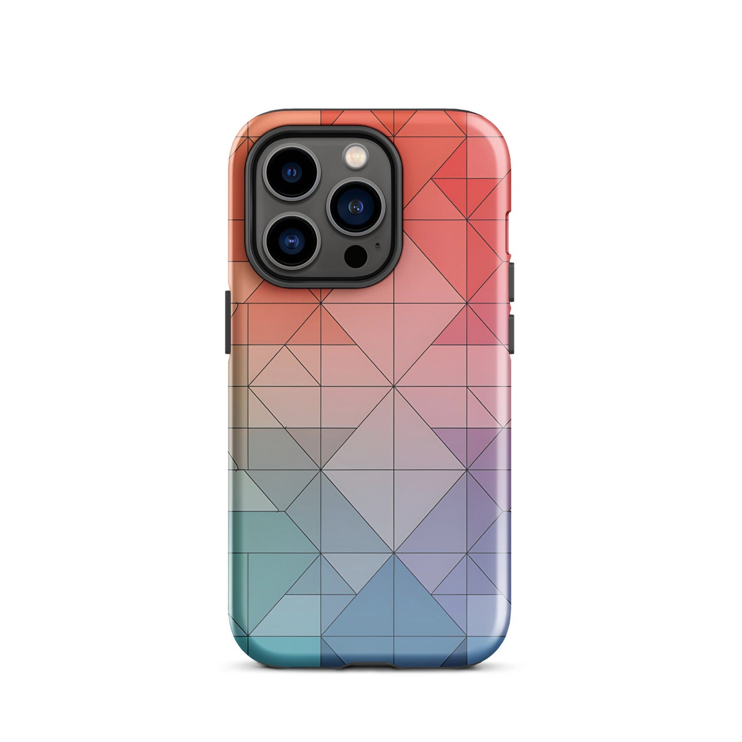 Geometric Gradient iPhone Case | Dual - Layer Protection - Sublimegifts4u.com