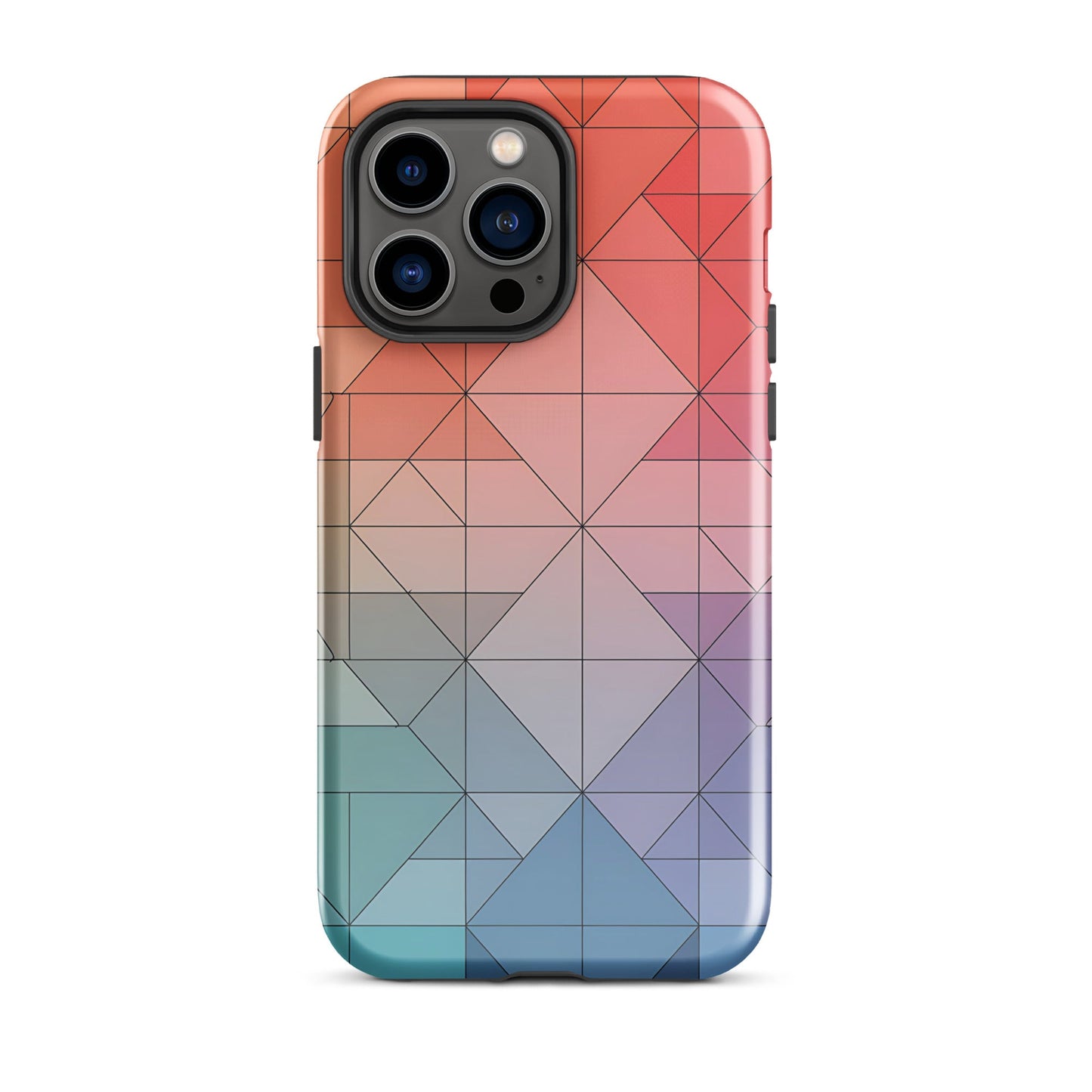 Geometric Gradient iPhone Case | Dual - Layer Protection - Sublimegifts4u.com