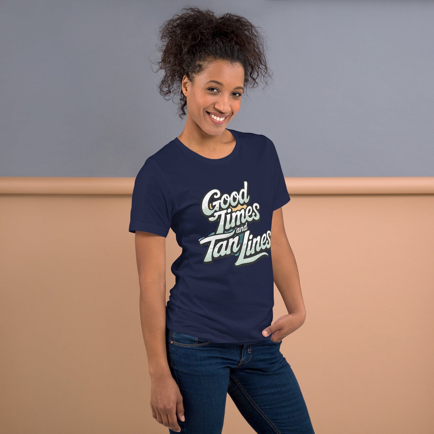 Good Times and Tan Lines Women's T-Shirt - Summer Vibes - Sublimegifts4u.com