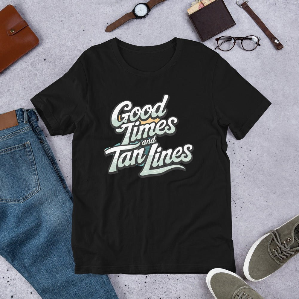 Good Times and Tan Lines Women's T-Shirt - Summer Vibes - Sublimegifts4u.com