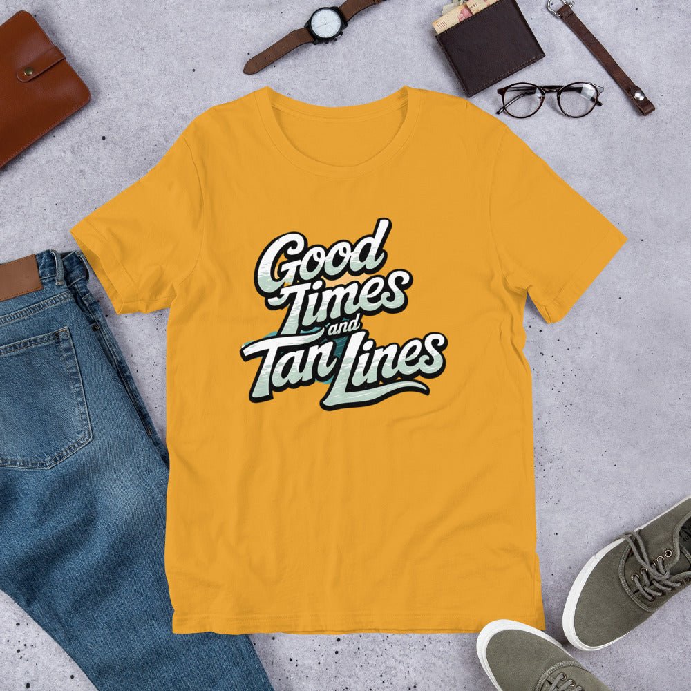 Good Times and Tan Lines Women's T-Shirt - Summer Vibes - Sublimegifts4u.com