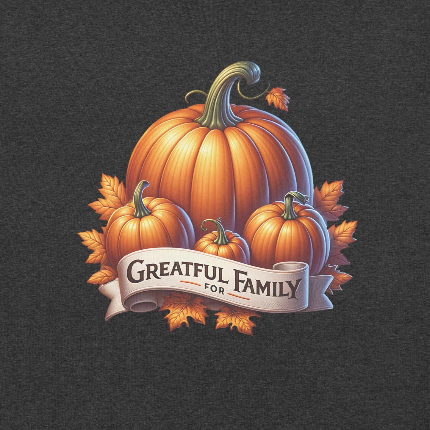 Grateful for Family Pumpkins T-Shirt | Soft & Comfortable Tee - Sublimegifts4u.com