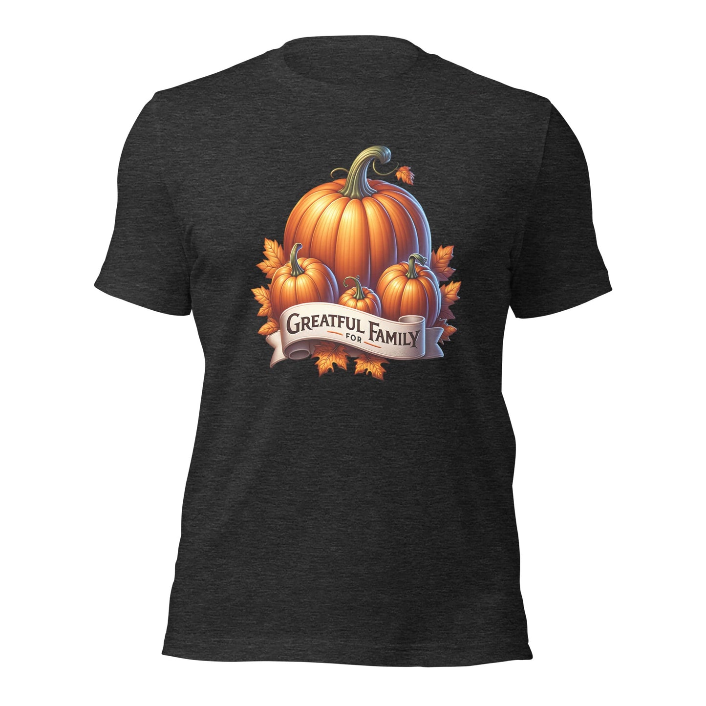 Grateful for Family Pumpkins T-Shirt | Soft & Comfortable Tee - Sublimegifts4u.com