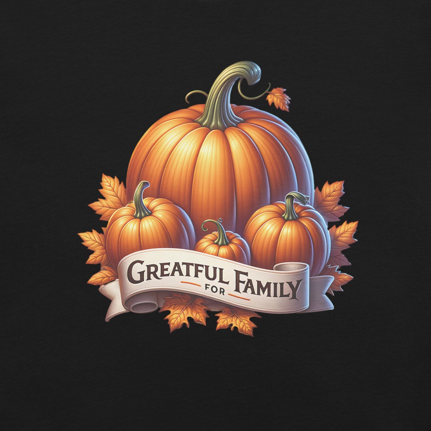 Grateful for Family Pumpkins T-Shirt | Soft & Comfortable Tee - Sublimegifts4u.com