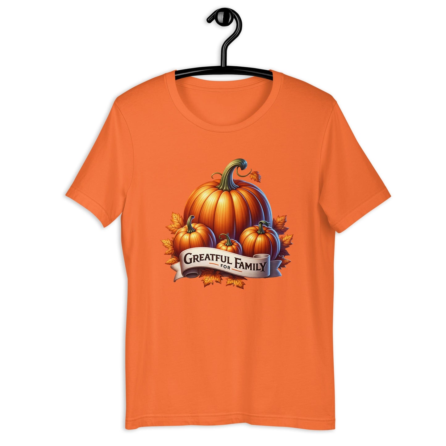 Grateful for Family Pumpkins T-Shirt | Soft & Comfortable Tee - Sublimegifts4u.com