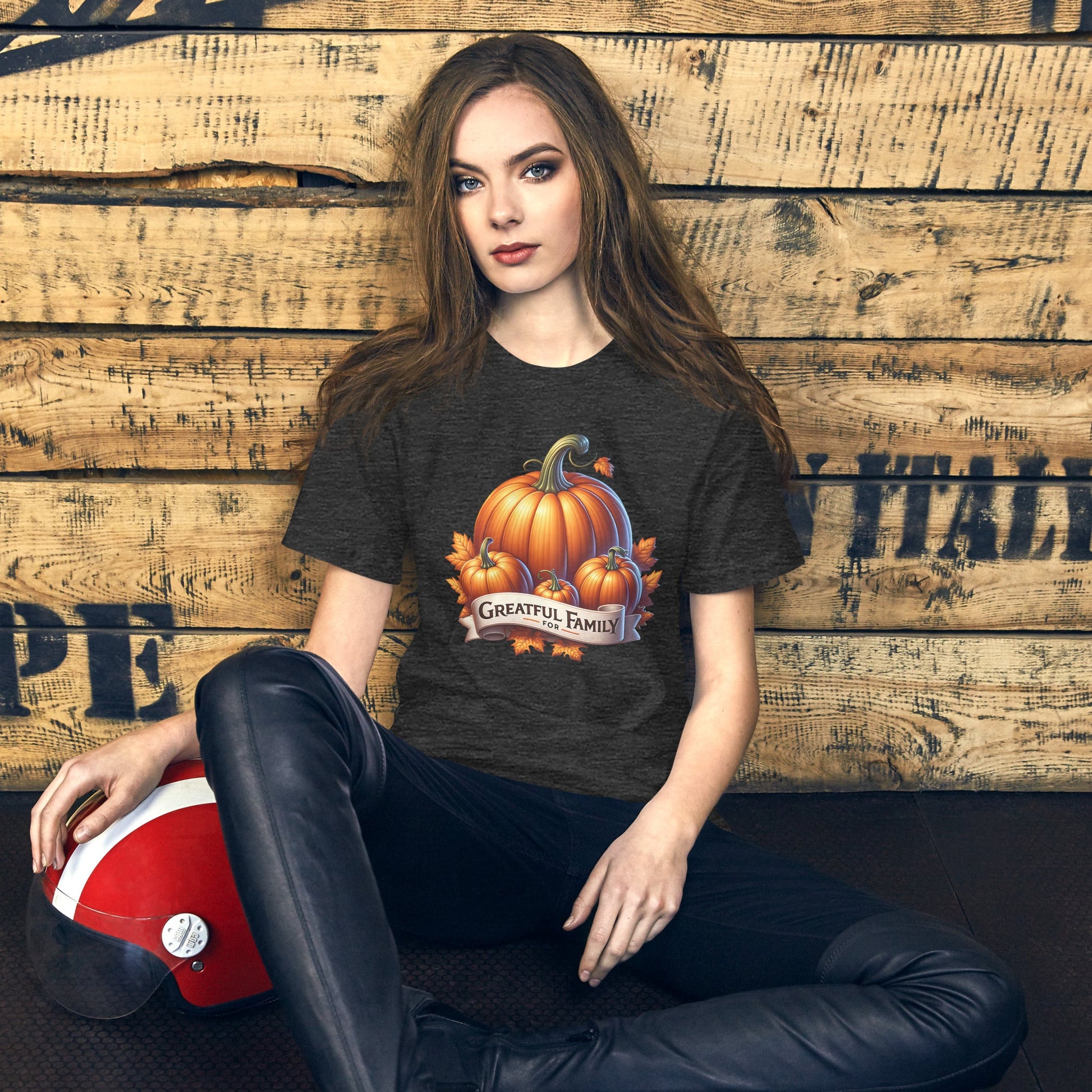 Grateful for Family Pumpkins T-Shirt | Soft & Comfortable Tee - Sublimegifts4u.com