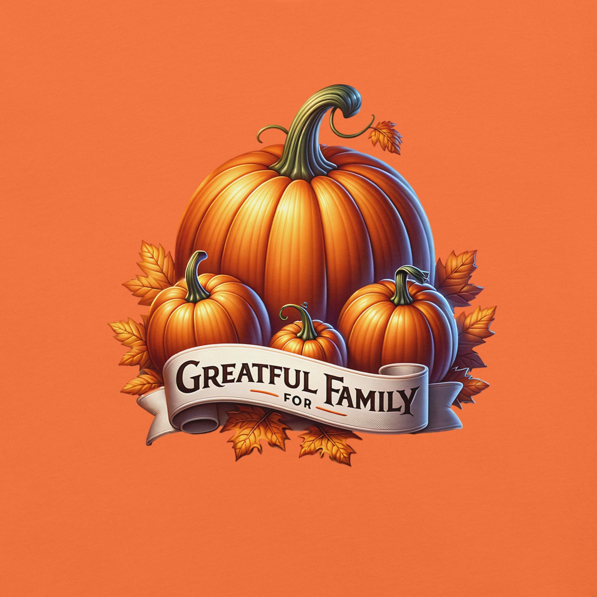 Grateful for Family Pumpkins T-Shirt | Soft & Comfortable Tee - Sublimegifts4u.com