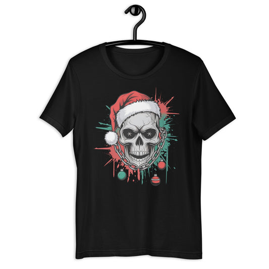 Grunge Christmas Skull with Ornaments Women's T-Shirt – Soft, Lightweight & Stylish - Sublimegifts4u.com