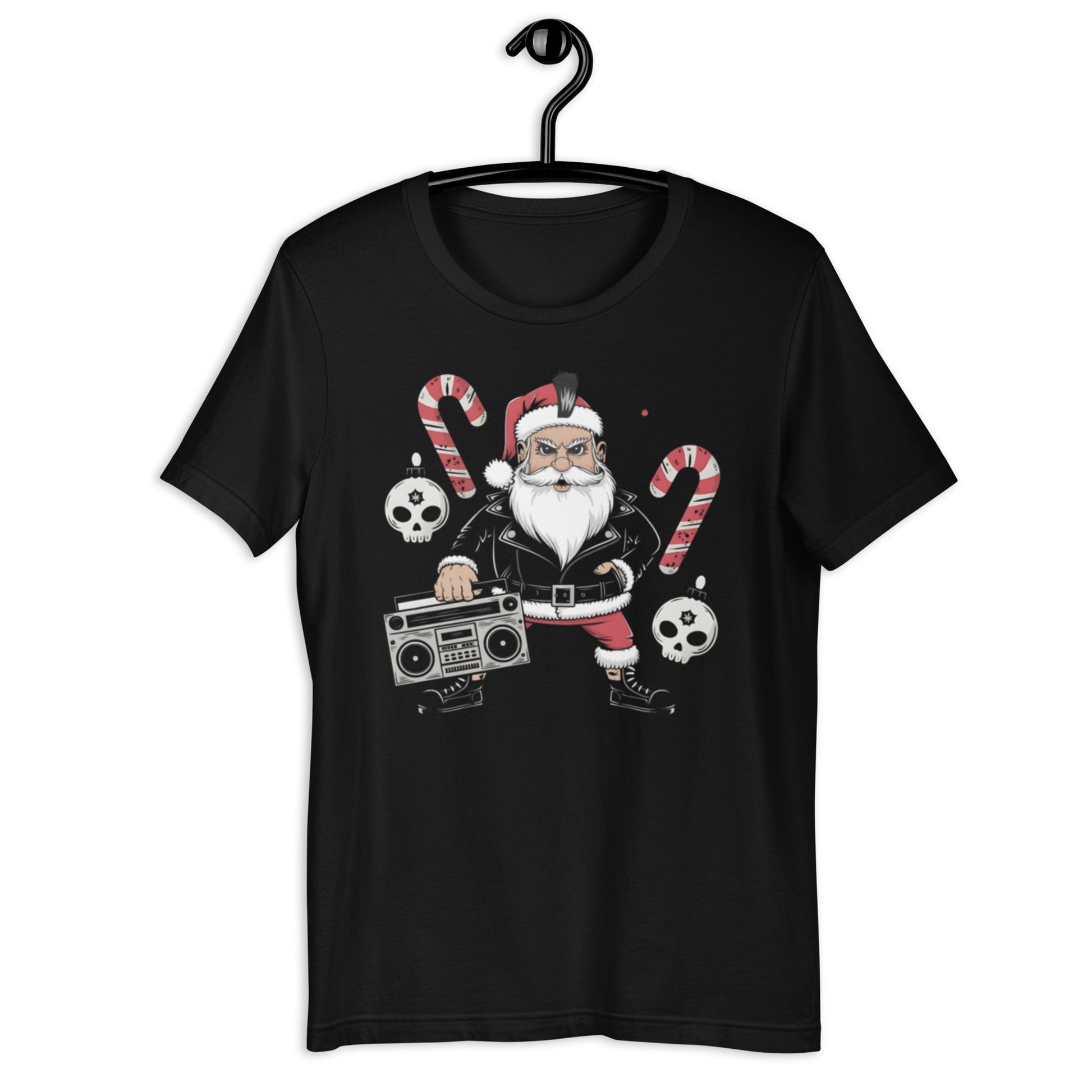 Grunge Rock N Roll Santa Women's T-Shirt – Soft, Lightweight & Flattering - Sublimegifts4u.com