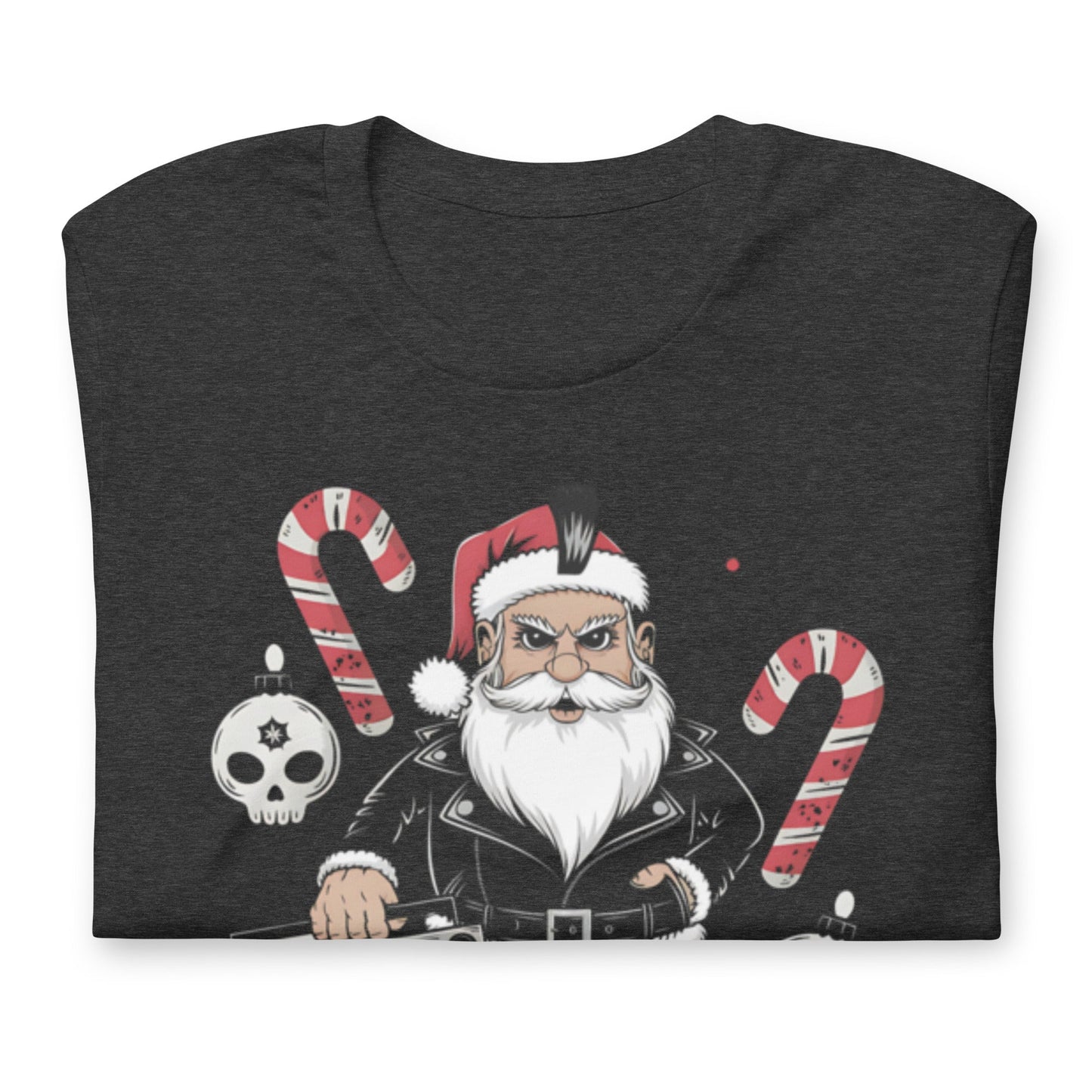 Grunge Rock N Roll Santa Women's T-Shirt – Soft, Lightweight & Flattering - Sublimegifts4u.com