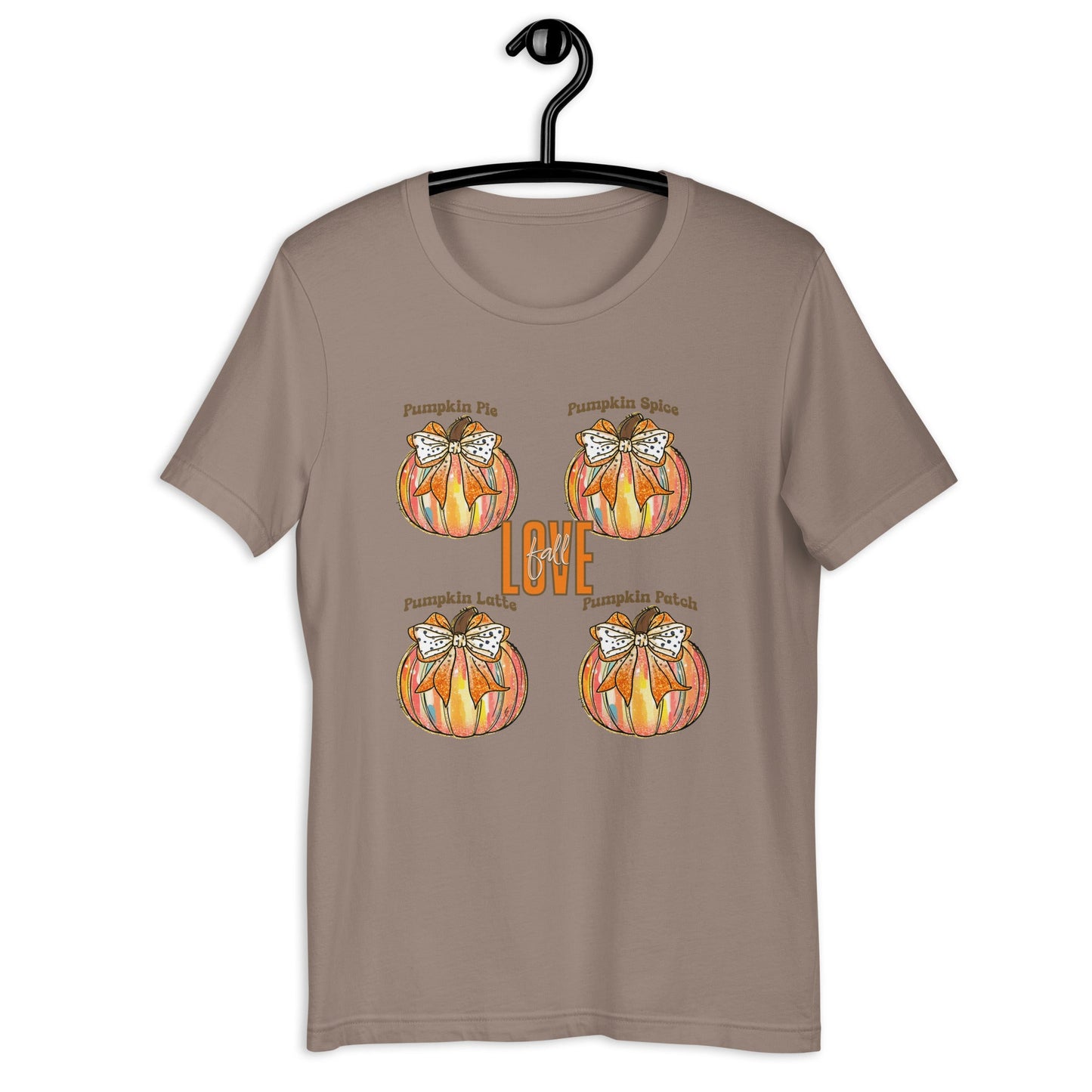 I Love Fall Women's T-Shirt – Pumpkin Patch, Pie, Latte Design | Soft & Lightweight Tee - Sublimegifts4u.com