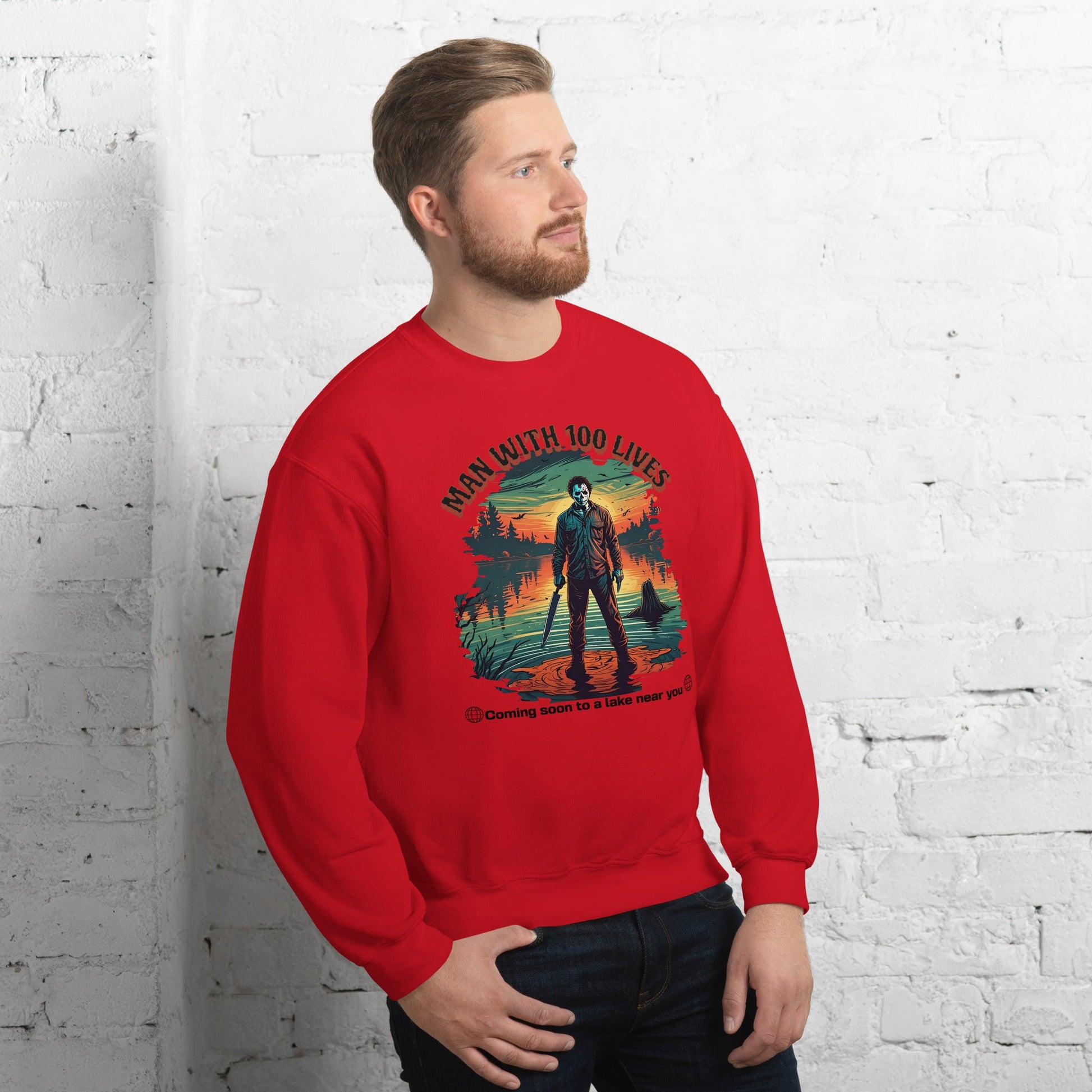 Jason Horror Sweatshirt | Men's Classic Fit Warm & Cozy Design - Sublimegifts4u.com