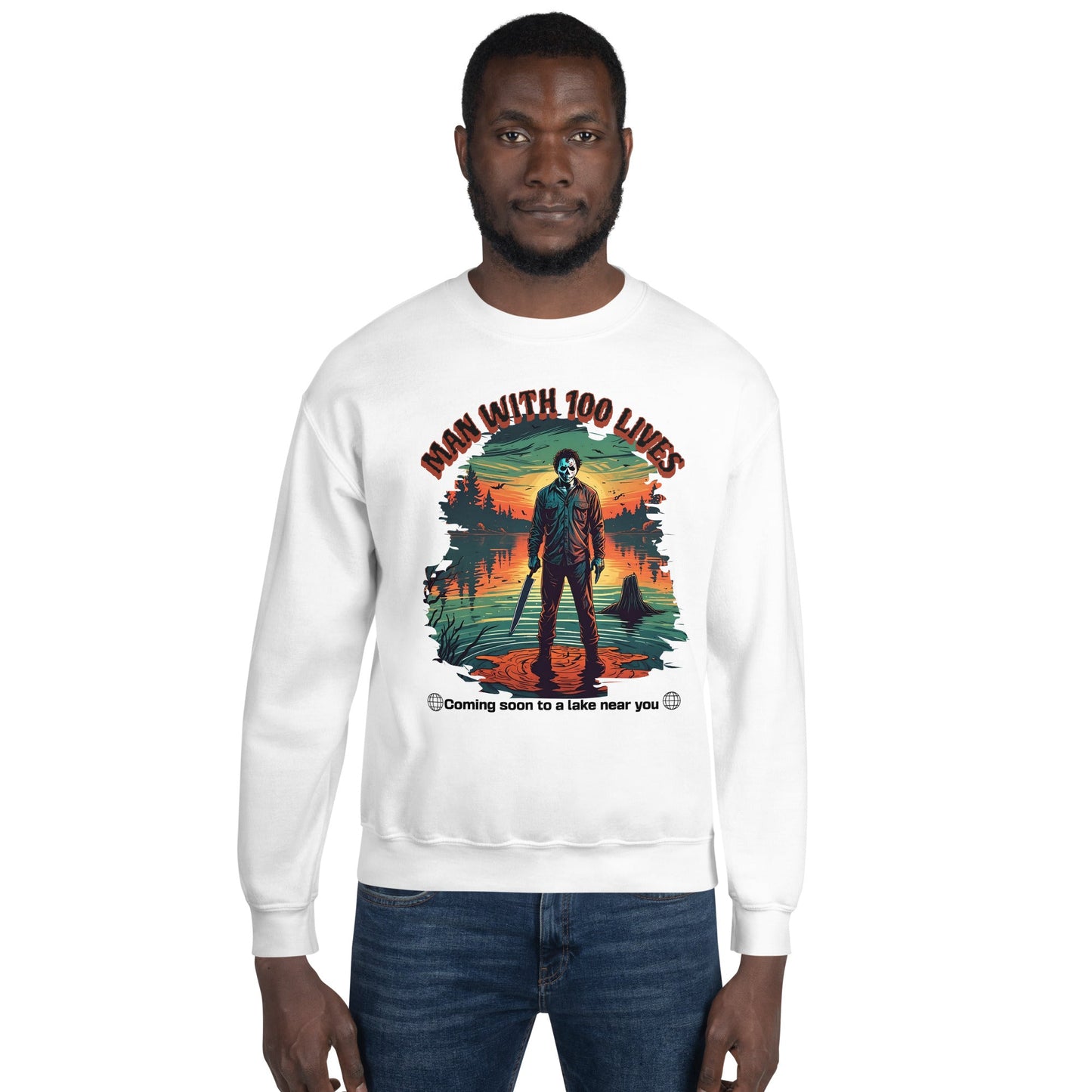 Jason Horror Sweatshirt | Men's Classic Fit Warm & Cozy Design - Sublimegifts4u.com