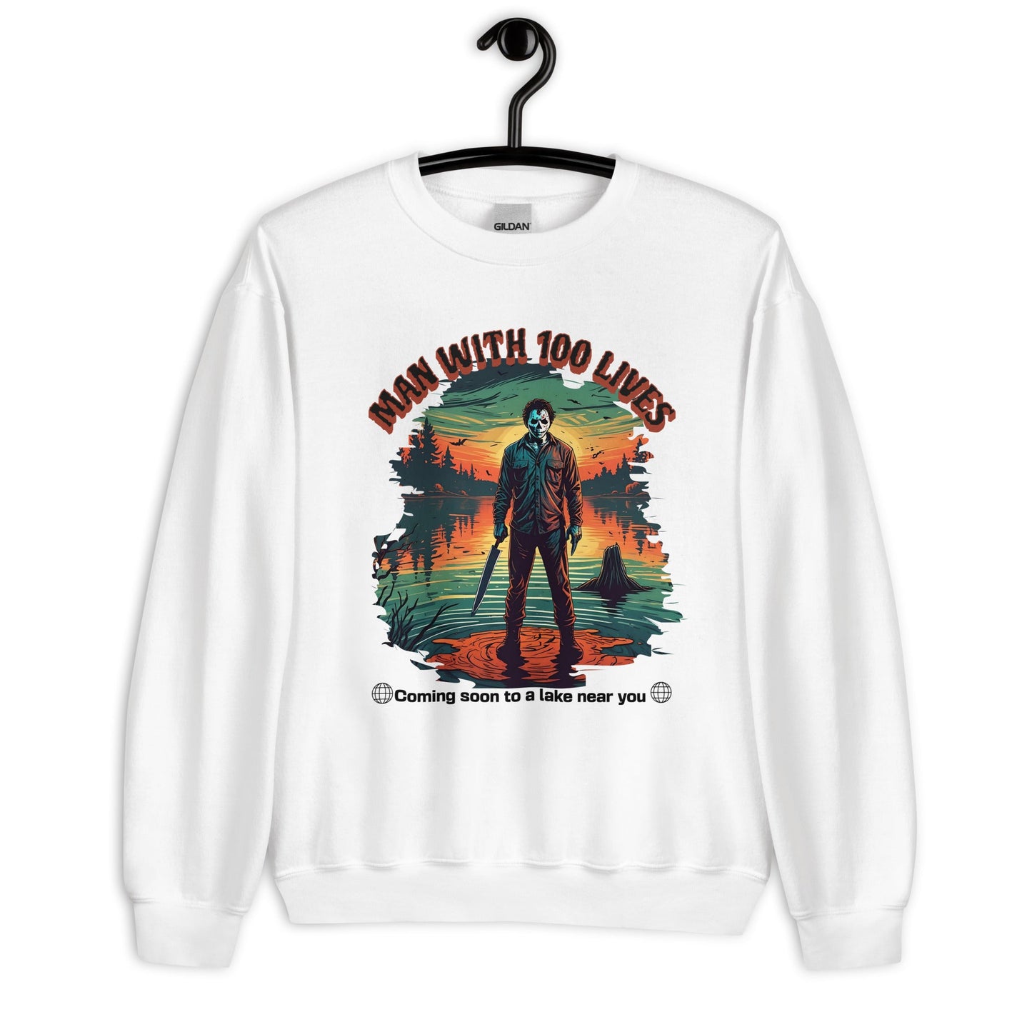 Jason Horror Sweatshirt | Men's Classic Fit Warm & Cozy Design - Sublimegifts4u.com