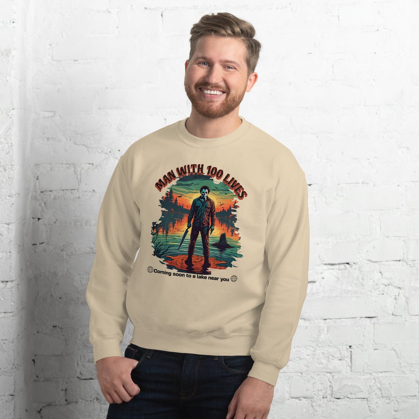 Jason Horror Sweatshirt | Men's Classic Fit Warm & Cozy Design - Sublimegifts4u.com