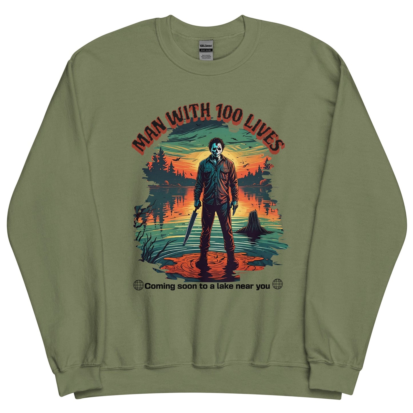 Jason Horror Sweatshirt | Men's Classic Fit Warm & Cozy Design - Sublimegifts4u.com