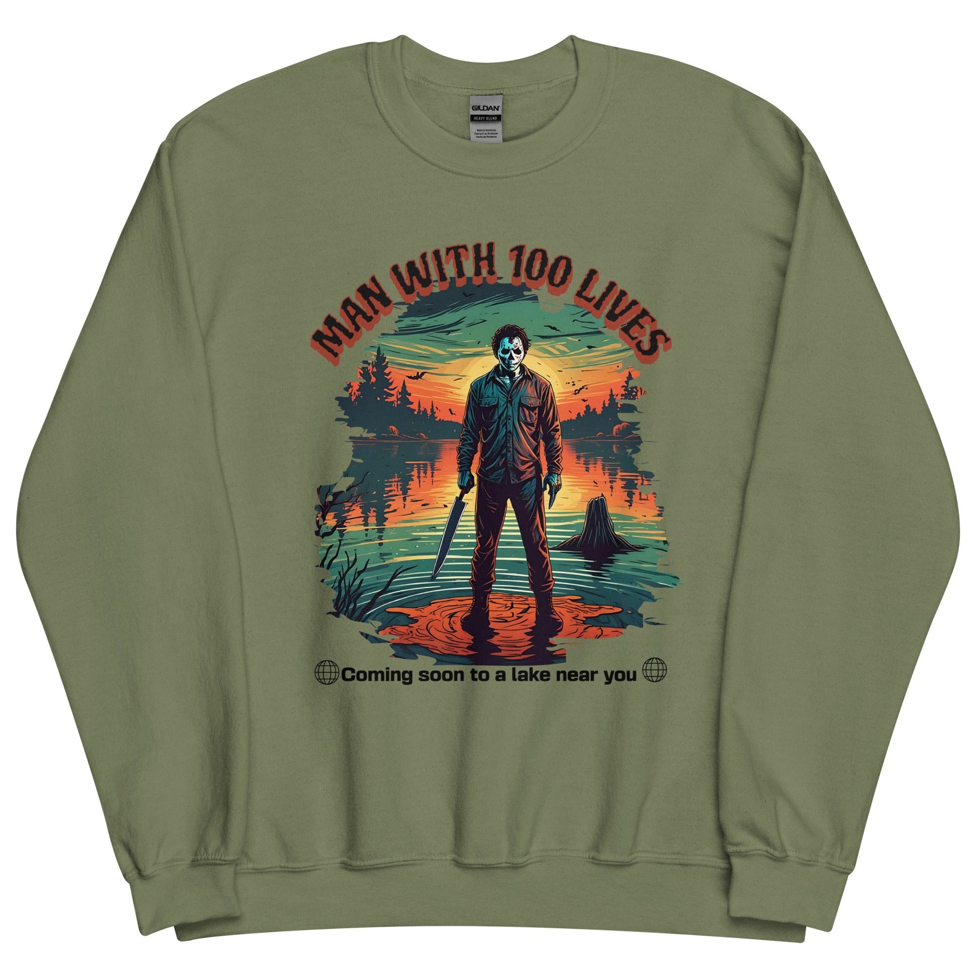 Jason Horror Sweatshirt | Men's Classic Fit Warm & Cozy Design - Sublimegifts4u.com