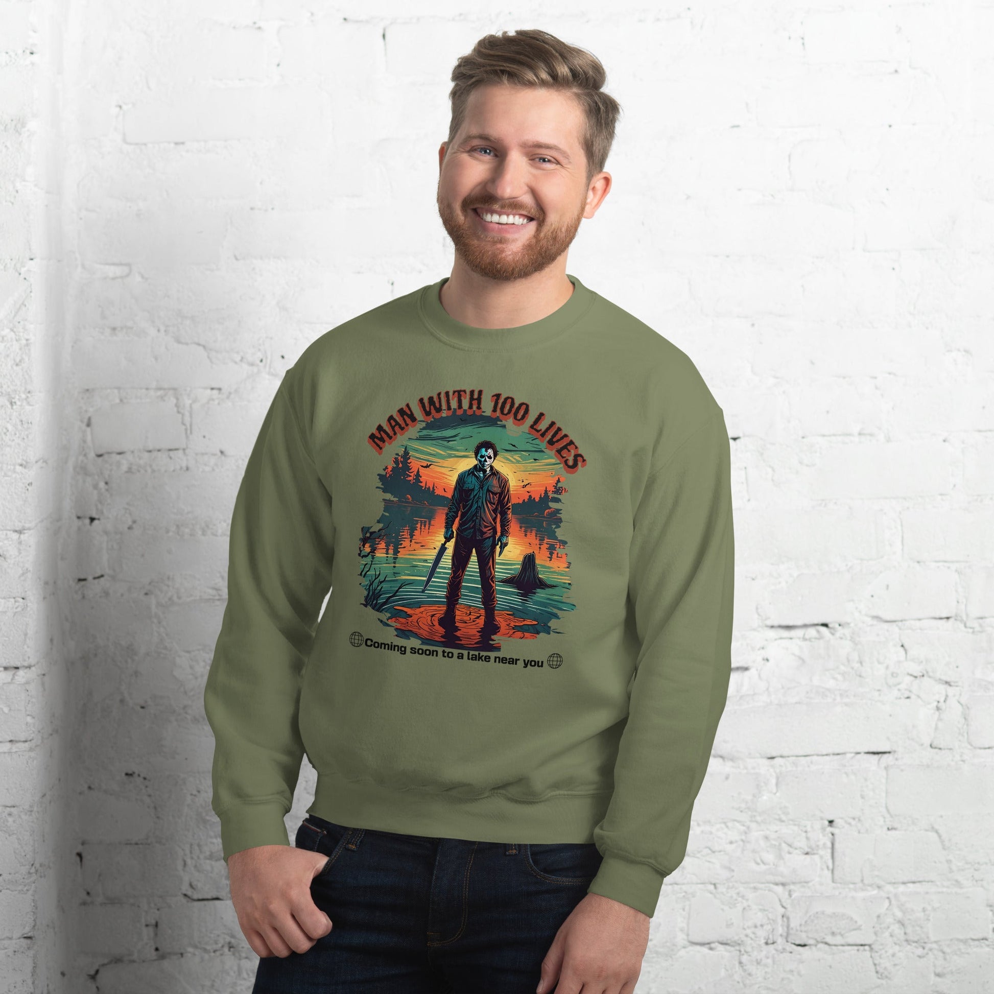 Jason Horror Sweatshirt | Men's Classic Fit Warm & Cozy Design - Sublimegifts4u.com