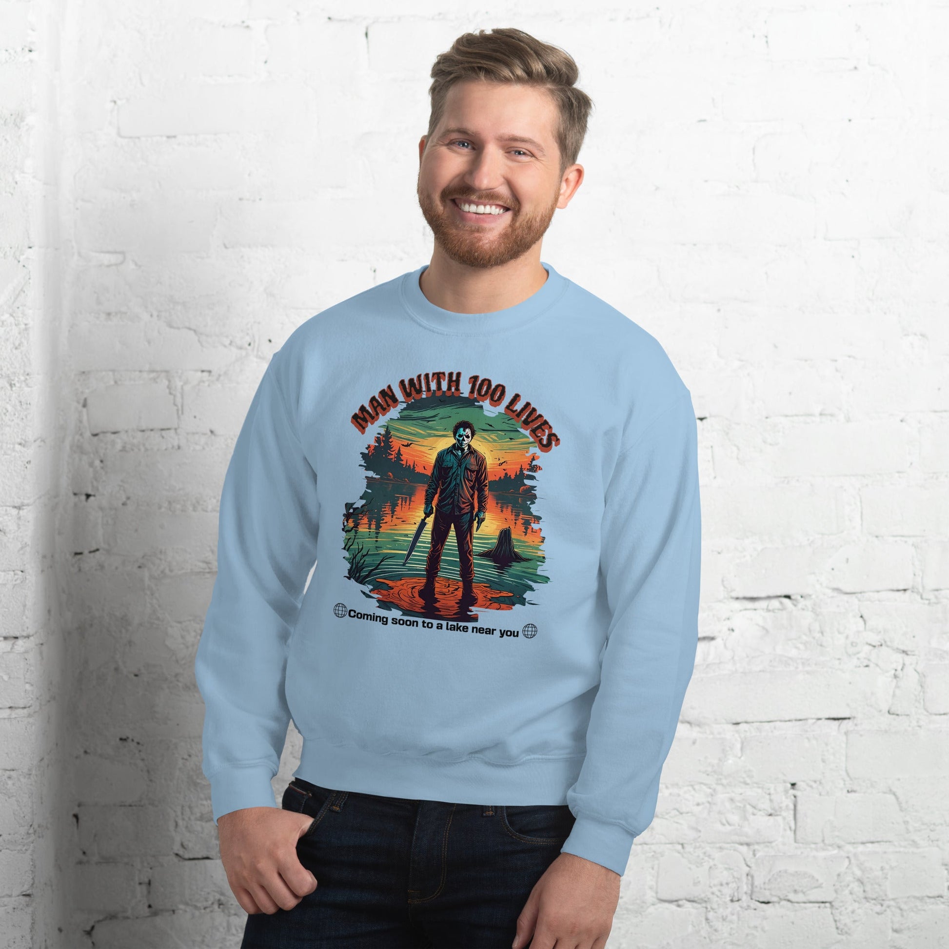 Jason Horror Sweatshirt | Men's Classic Fit Warm & Cozy Design - Sublimegifts4u.com