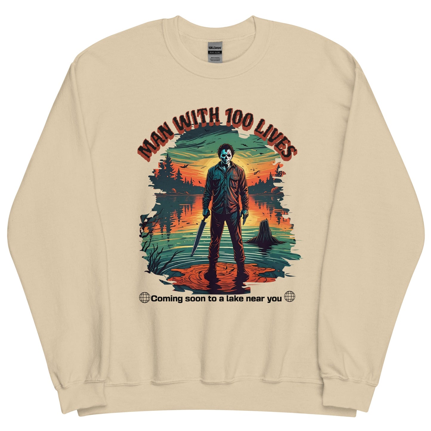 Jason Horror Sweatshirt | Men's Classic Fit Warm & Cozy Design - Sublimegifts4u.com